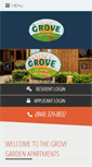 Mobile Screenshot of livingatthegroveapts.com